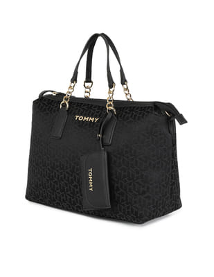 Buy Tommy Hilfiger Cube Jacquard Brielle Bowler Bag - NNNOW.com