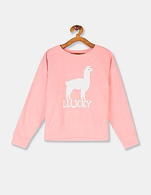 girls pullover sweatshirt