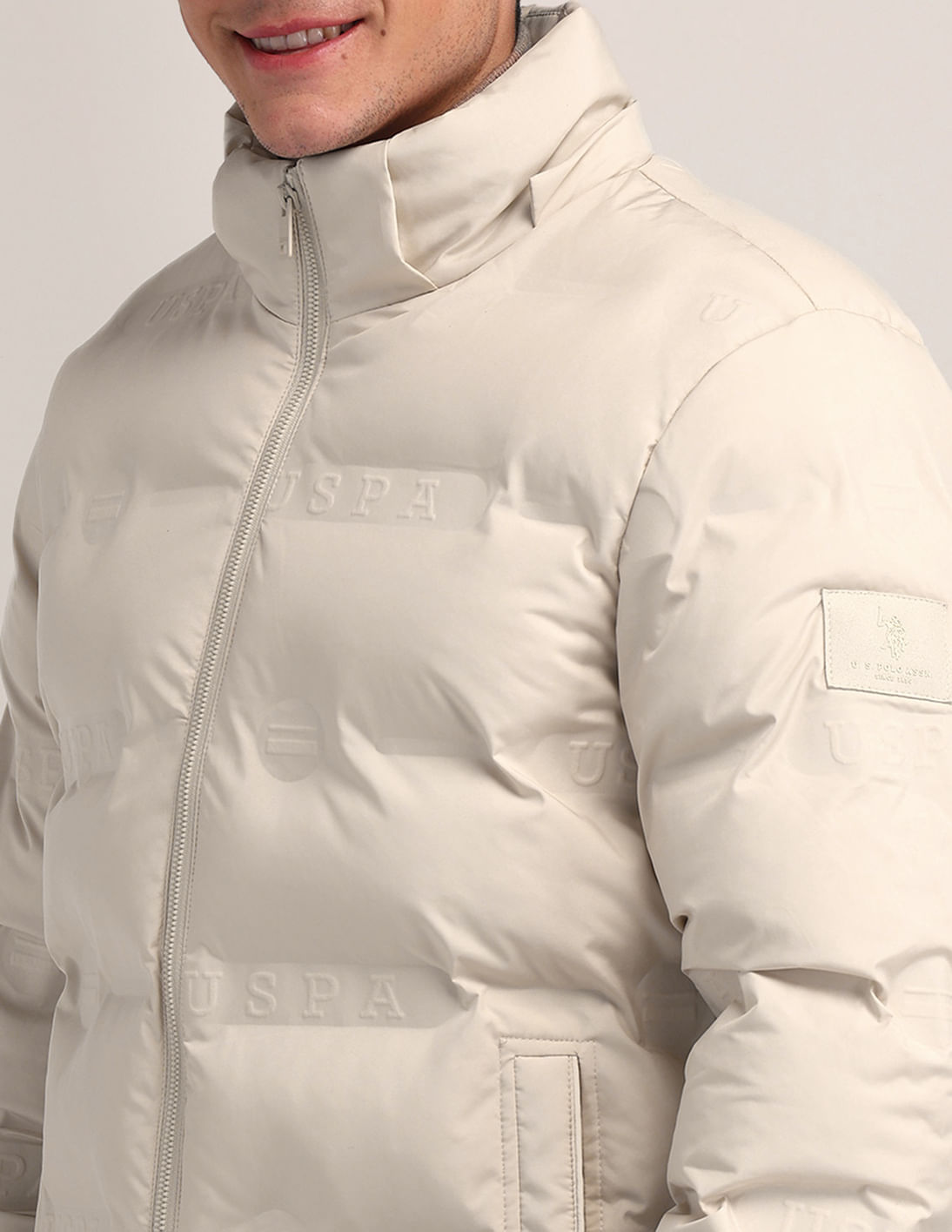 トップス UNUZED PADDED JACKET KAREN MILLEN Quilted Drawstring Waist Hooded Rib Cuff Puffer