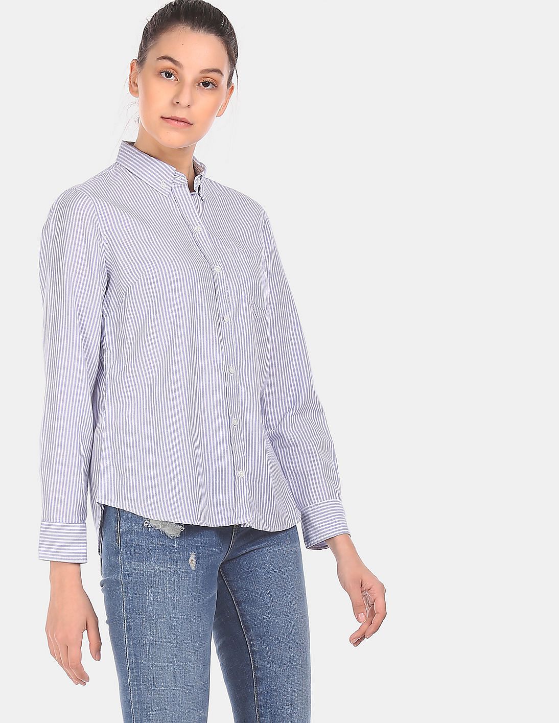 gap fitted boyfriend shirt