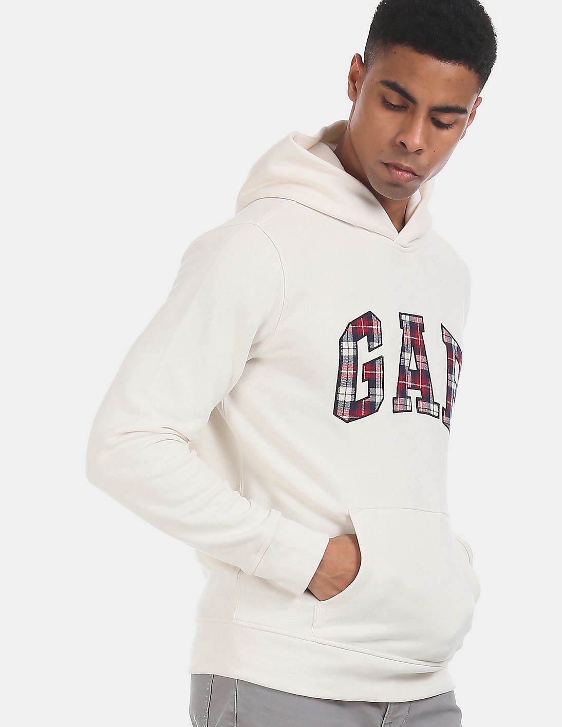 white hoodie gap