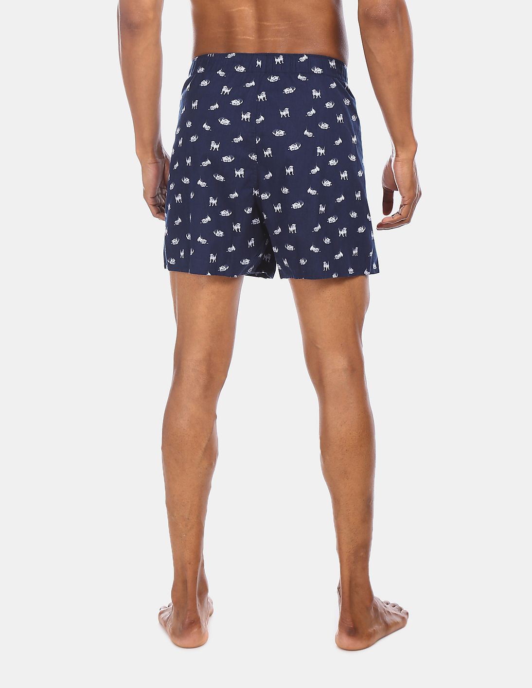 Buy GAP Men Dark Blue Elasticized Waist Allover Print Boxer