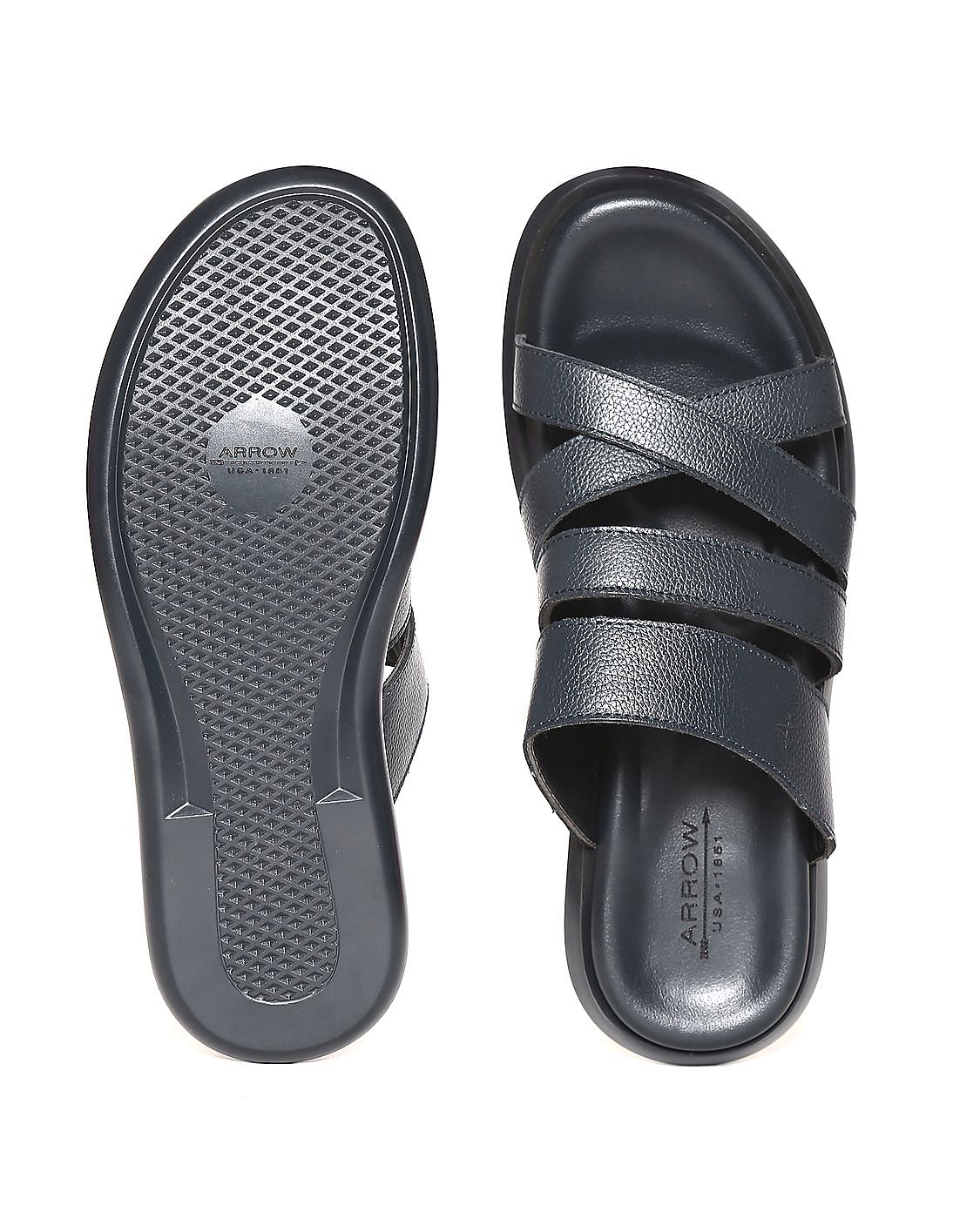 Buy Arrow Sandals For Men ( Black ) Online at Low Prices in India -  Paytmmall.com