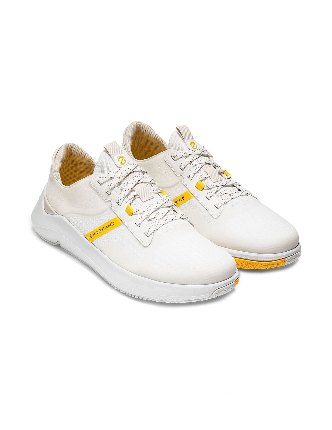 Cole Haan Men\'s Zerogrand Winner Tennis Sneaker White/NB Cld/Yllw Cole Haan Men main image 2