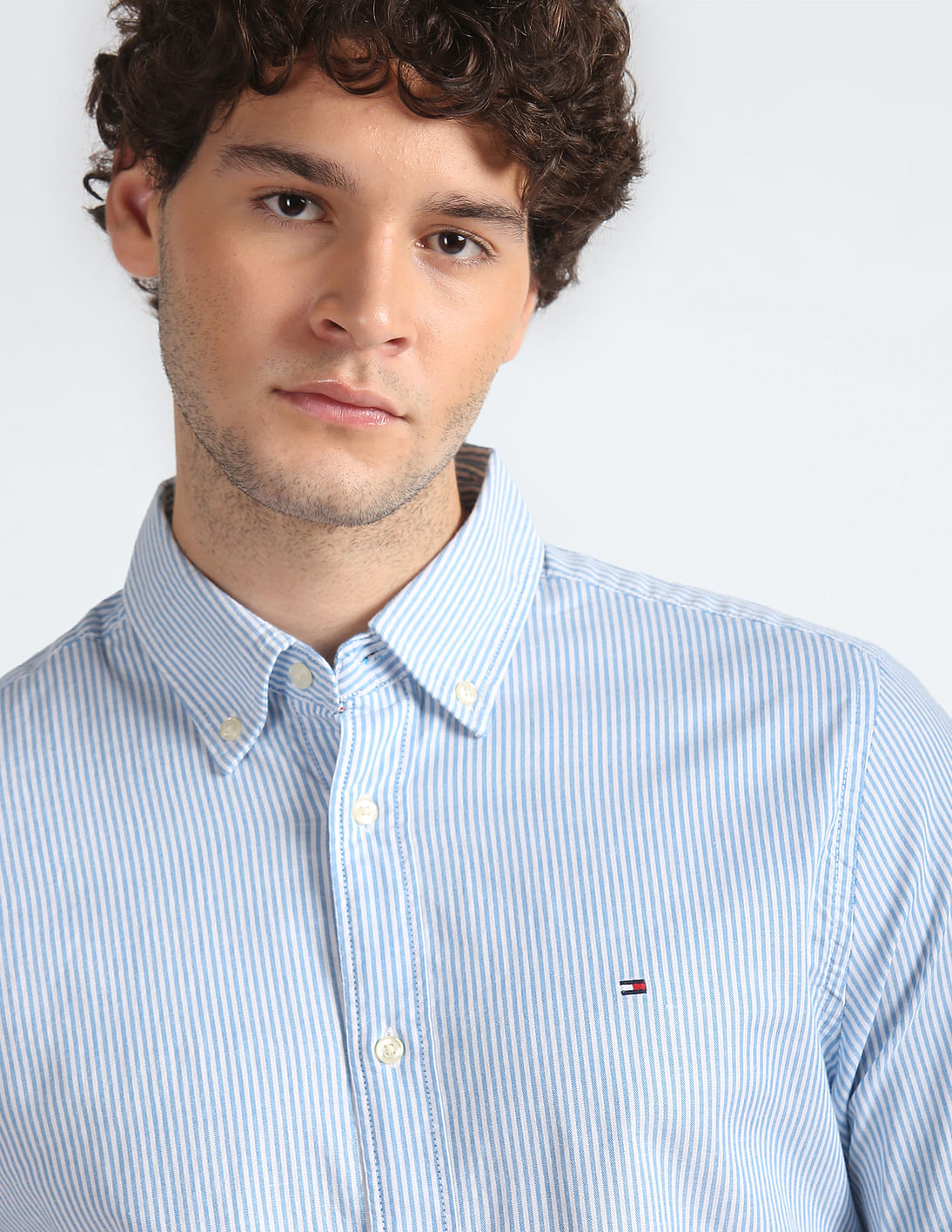 Buy Tommy Hilfiger 1985 Flex Oxford Striped Shirt 