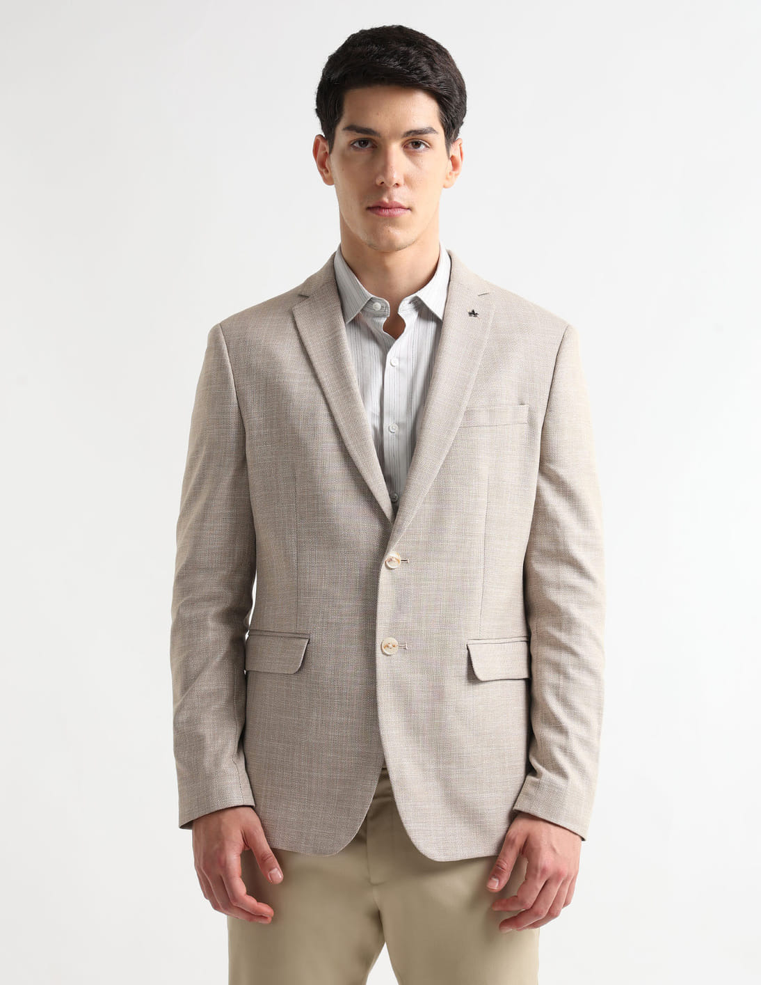 Buy Arrow Tailored Fit Dobby Blazer - NNNOW.com