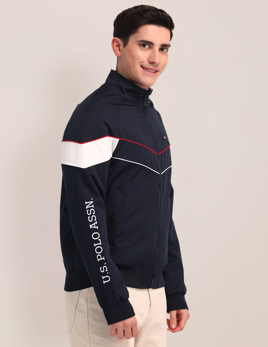 Buy Polo Reversible High Neck Jacket