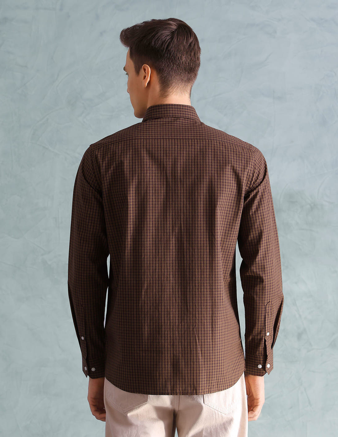 Buy Arrow Micro Check Dobby Shirt - NNNOW.com