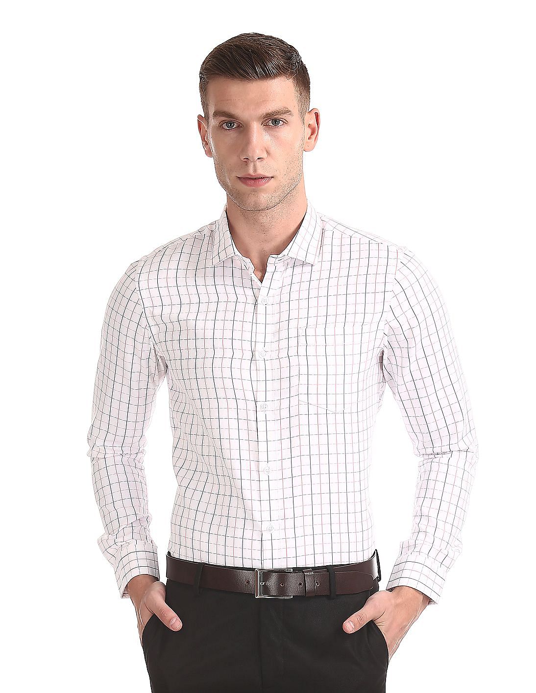 Buy Excalibur Mitered Cuff Long Sleeve Shirt - Pack Of 2 - NNNOW.com