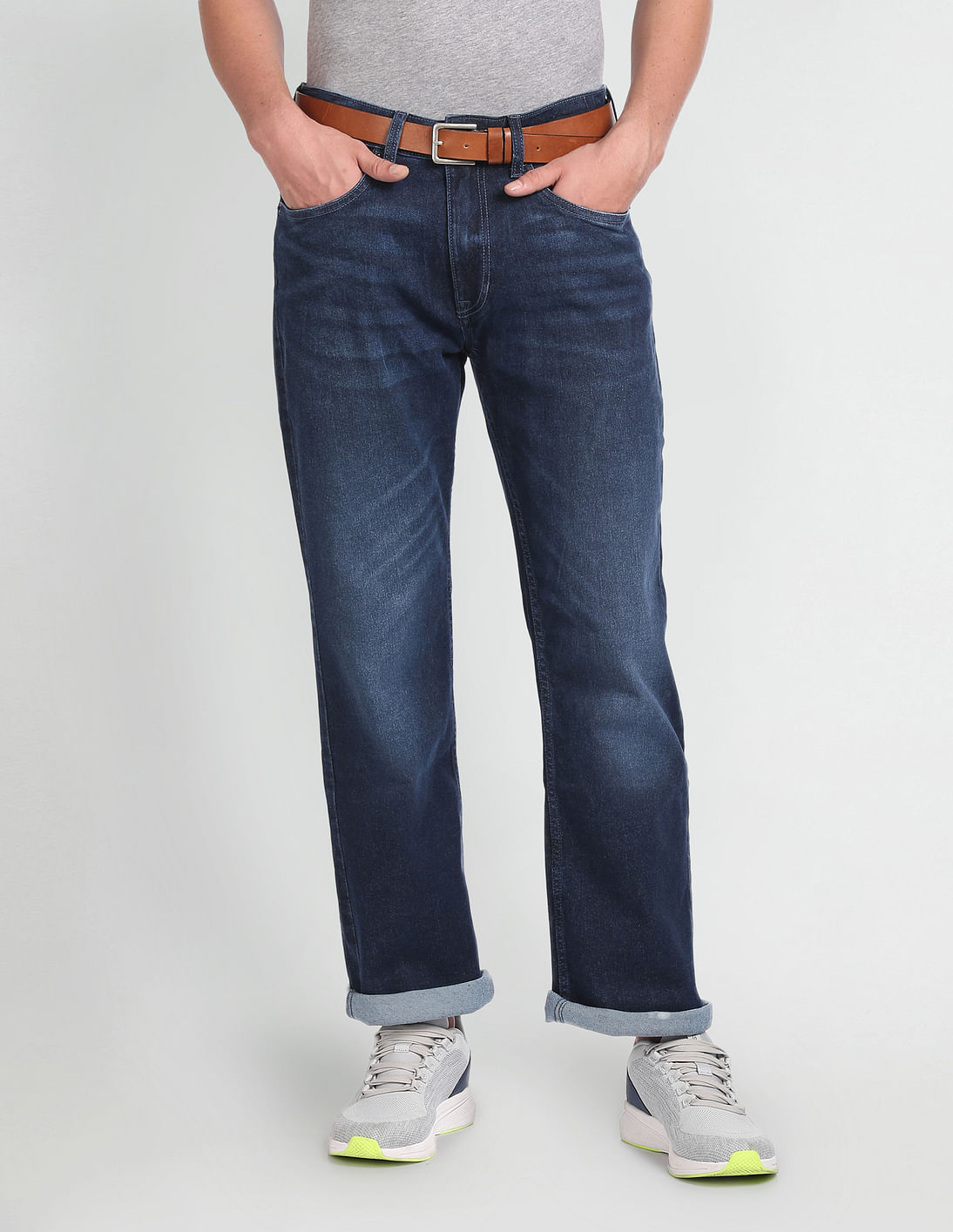 Buy U.S. Polo Assn. Denim Co. Connor Bootcut Fit Blue Jeans - NNNOW.com