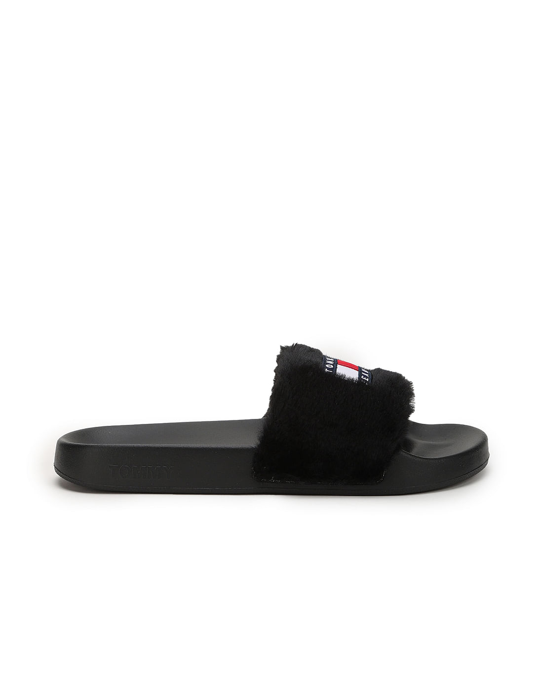 Buy Tommy Hilfiger Women Fur Pool Slides NNNOW