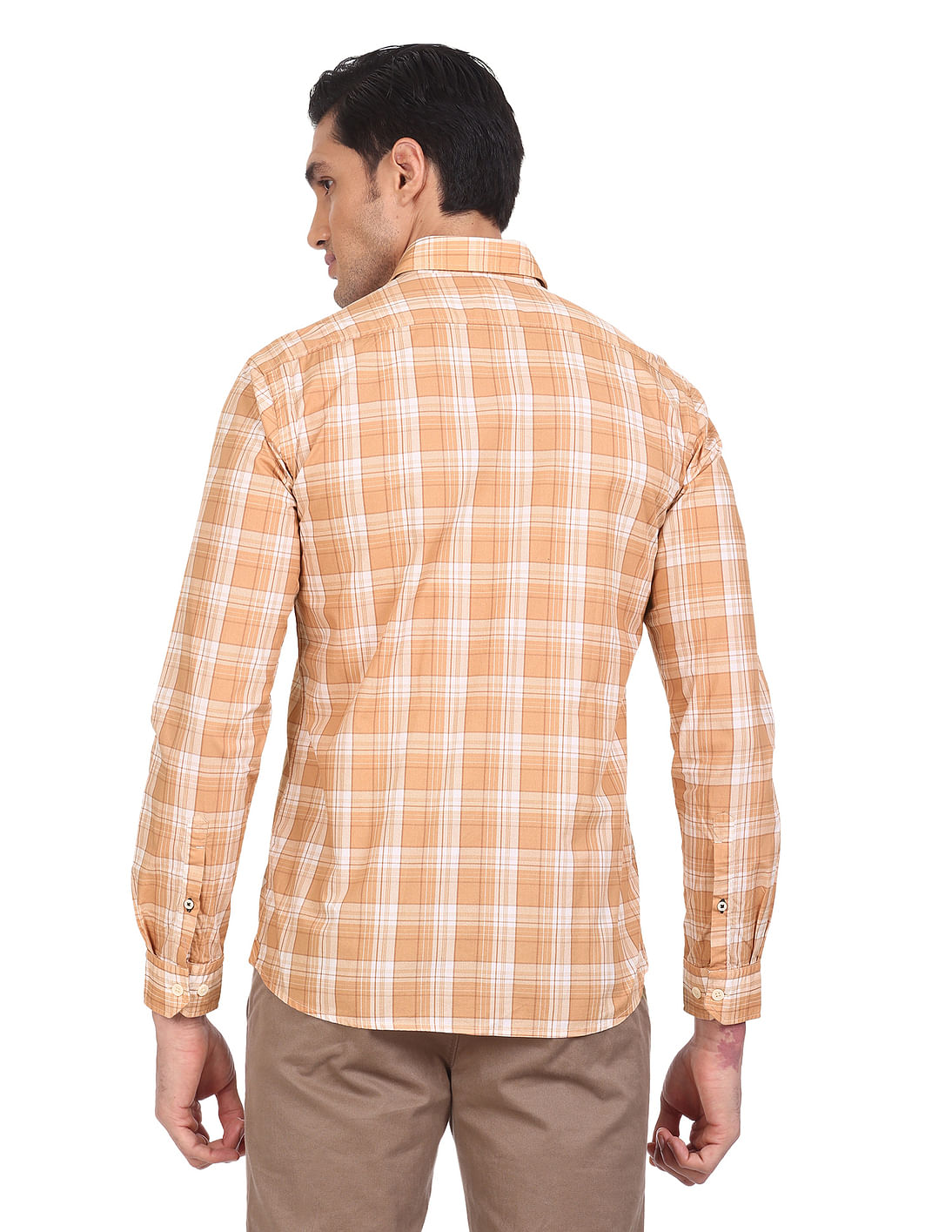 Buy Arrow Sports Patch Pocket Check Shirt - NNNOW.com