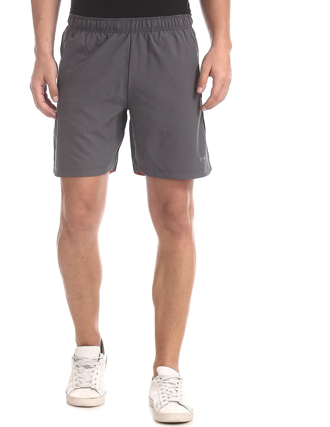 Buy U.S. Polo Assn. Grey Drawstring Waist Active Shorts - NNNOW.com