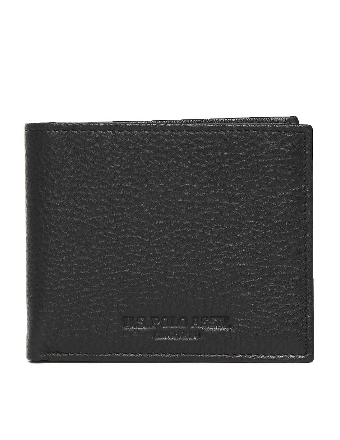 Buy U.S. Polo Assn. Men Grained Leather Bi-Fold Wallet - NNNOW.com