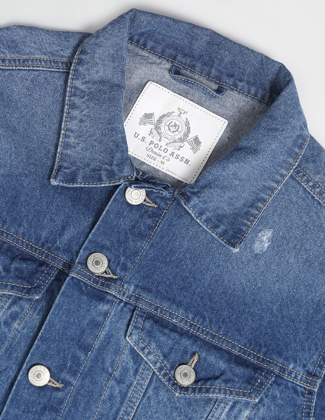 Buy U.S. Polo Assn. Denim Co. Spread Collar Denim Jacket - NNNOW.com