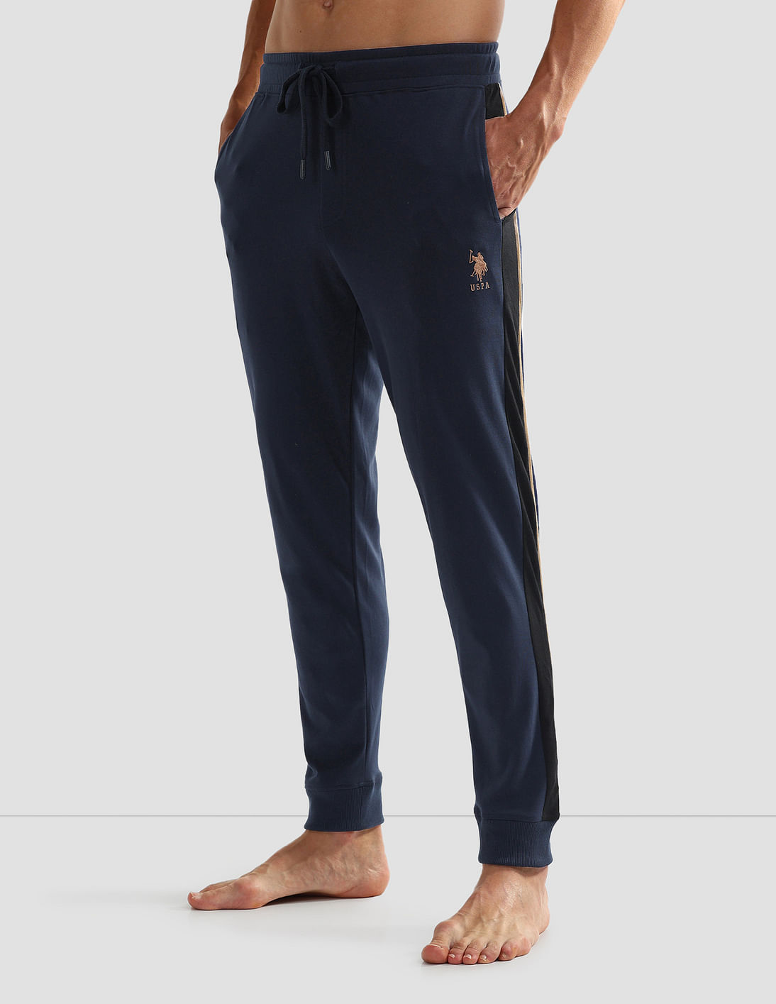 Buy U.S. Polo Assn. Solid OJ004 Lounge Joggers - Pack Of 1