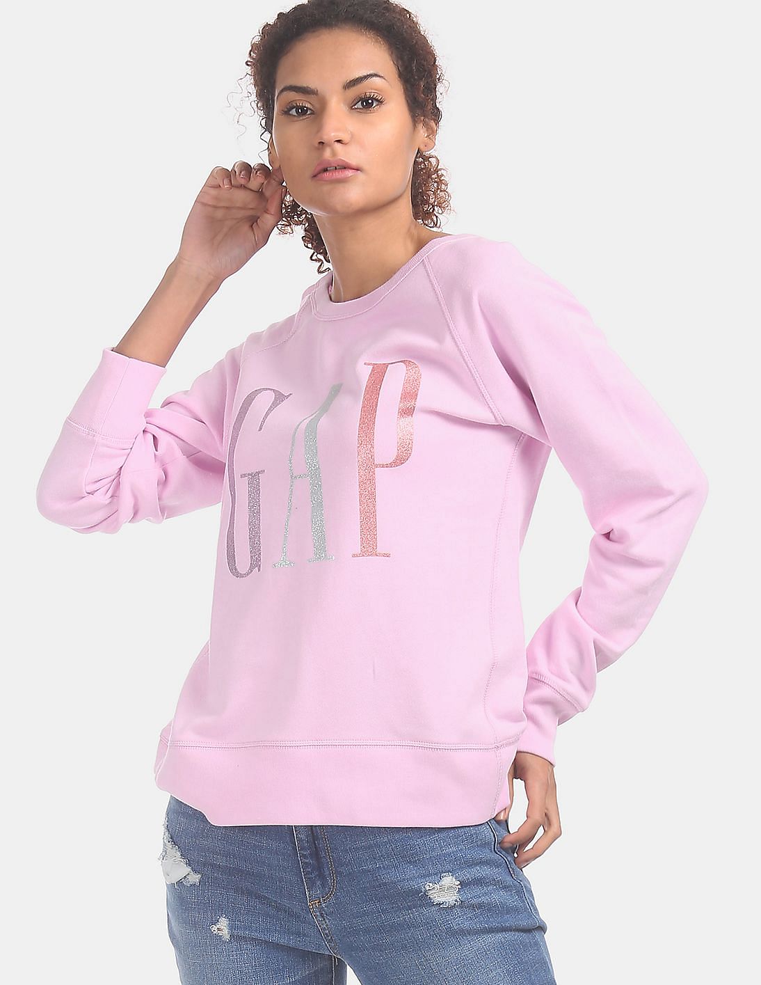 gap hot pink sweater