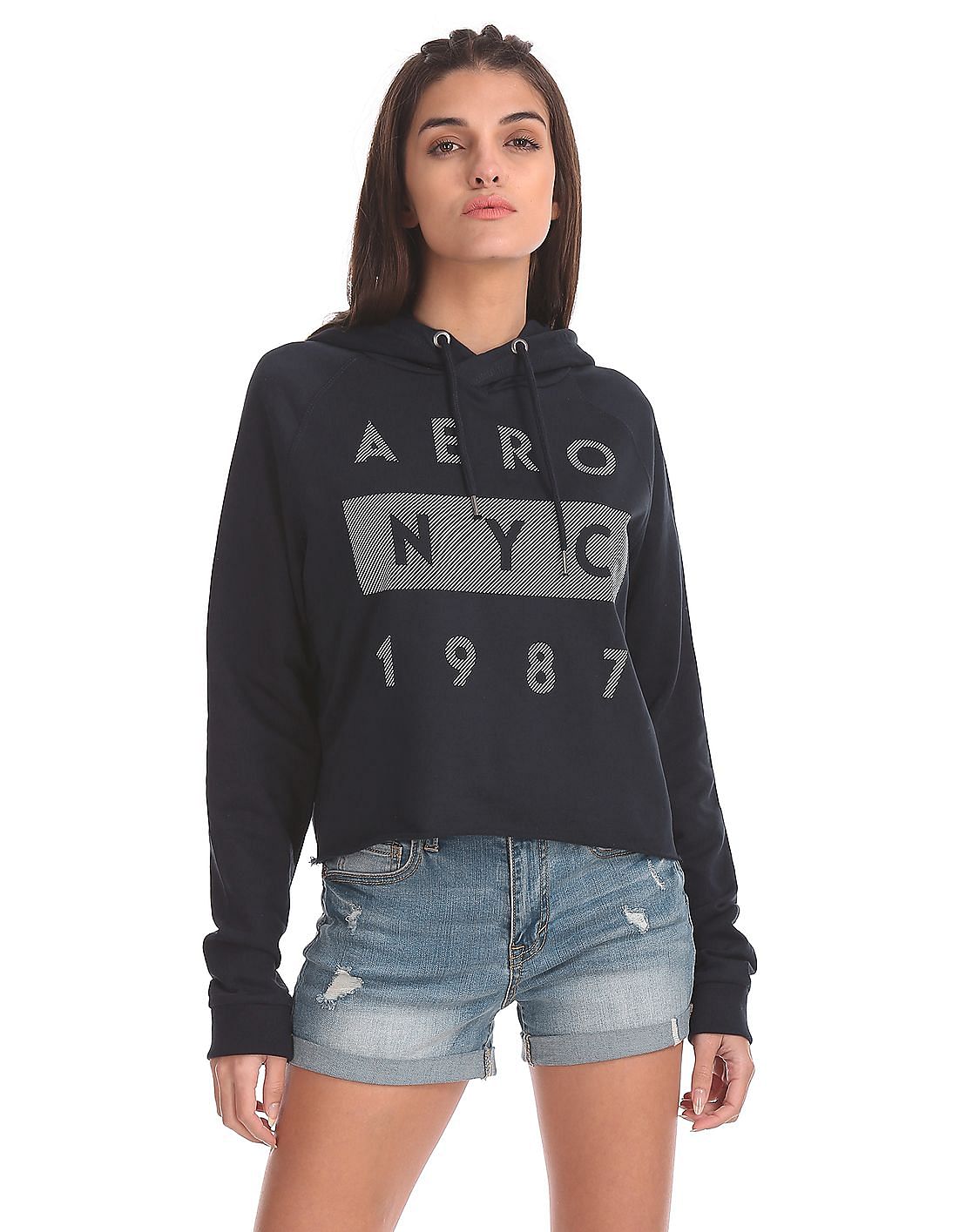 Buy Aeropostale Hooded Printed Sweatshirt - NNNOW.com