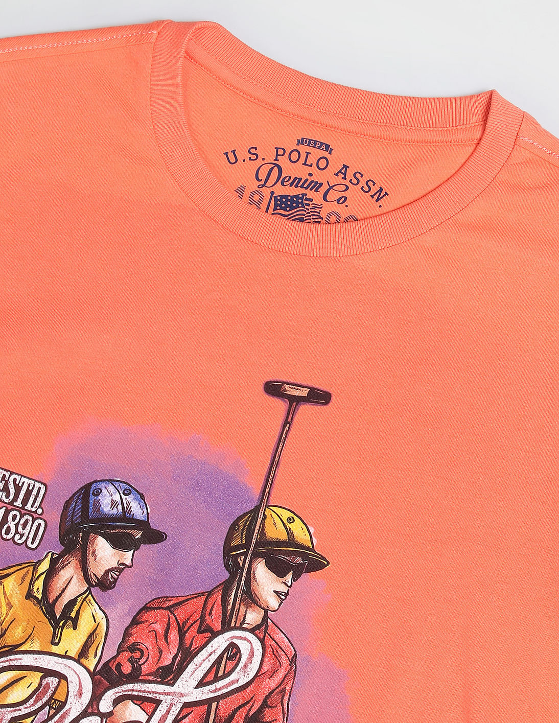 新品 unoa PeoMeow Coral orange ウノア Tシャツ 新品 unoa PeoMeow Coral orange ウノア Tシャツ □【Tee shirt