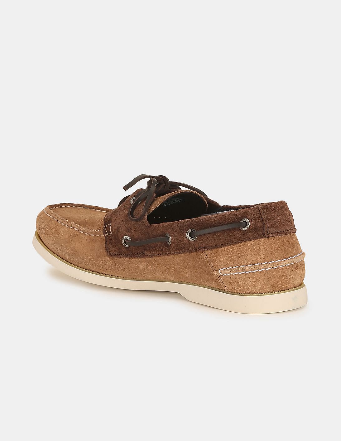 tommy hilfiger brown boat shoes