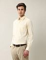 Arrow Textured Manhattan Slim Fit Ceremonial Shirt