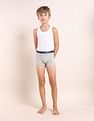 USPA Innerwear Boys Mid Rise Cotton Spandex Trunks - Pack Of 5