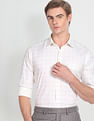 Arrow Outline Check Cotton Dobby Shirt