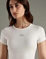 Tommy Hilfiger Solid Slim Fit Cotton T-Shirt