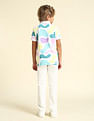 U.S. Polo Assn. Kids Boys Abstract Printed Regular Fit Polo Shirt