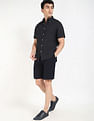 Tommy Hilfiger Solid Regular Fit Plain Woven Shirt