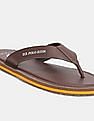 U.S. Polo Assn. V-Strap Brand Print Aldan Flip Flops