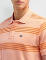 Arrow Sport Horizontal Striped Regular Fit Polo Shirt