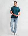 Arrow Pique Knit Solid Polo Shirt