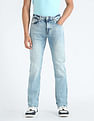 Flying Machine Relax Straight Fit Stone Wash Jeans