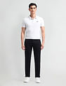 Arrow Sport Slim Fit Flat Front Trousers