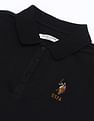 U.S. Polo Assn. Women Embroidered Logo Solid Polo Shirt