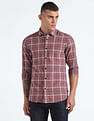 Flying Machine Tartan Check Dobby Shirt