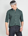 U.S. Polo Assn. Denim Co. Solid Linen Cotton Shirt