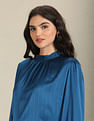 U.S. Polo Assn. Women Long Sleeve Vertical Stripe Top