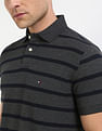 Tommy Hilfiger Striped Regular-Fit Cotton Polo Shirt