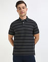 Tommy Hilfiger Striped Regular-Fit Cotton Polo Shirt