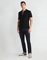 Arrow Sports Tipped Collar Solid Polo Shirt