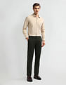 Arrow Mid Rise Carson Tapered Fit Trousers