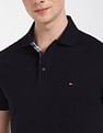 Tommy Hilfiger Solid Regular-Fit Cotton Polo Shirt
