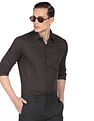 Arrow Windowpane Check Manhattan Slim Fit Shirt