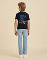 U.S. Polo Assn. Kids Boys Brand Printed Regular Fit T-Shirt