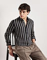 Calvin Klein Jeans Vertical Stripes Slim Fit Woven Shirt