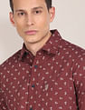 U.S. Polo Assn. Spread Collar Printed Casual Shirt