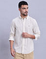 Tommy Hilfiger Striped Regular Fit Plain Woven Shirt