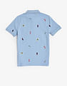 Tommy Hilfiger Kids Boys Printed Regular Fit Cotton Polo T-Shirt